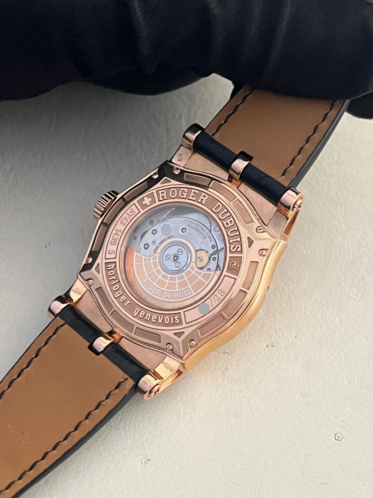 Roger Dubuis Sympathie MOP Perpetual Calendar 44mm Rose Gold